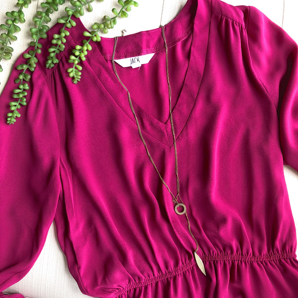 Jack by BB Dakota Dresses & Skirts - JACK by BB Dakota Pink 3/4 Sleeve Casual Dress